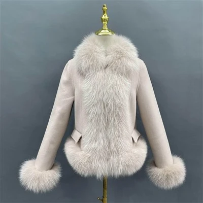 Veste courte double face